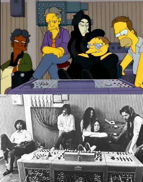 HistoryInPics's tweet photo. Reenactments of famous photos on The Simpsons. https://t.co/Qy7TJ9wztV
