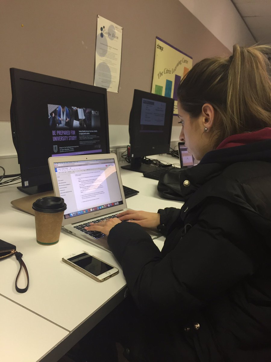annabelleacu's tweet photo. @ACU_SarahCosma working on the final touches for our product! We're nearly there #COMM140 #ACUedu_p https://t.co/Rcra3mnEGD