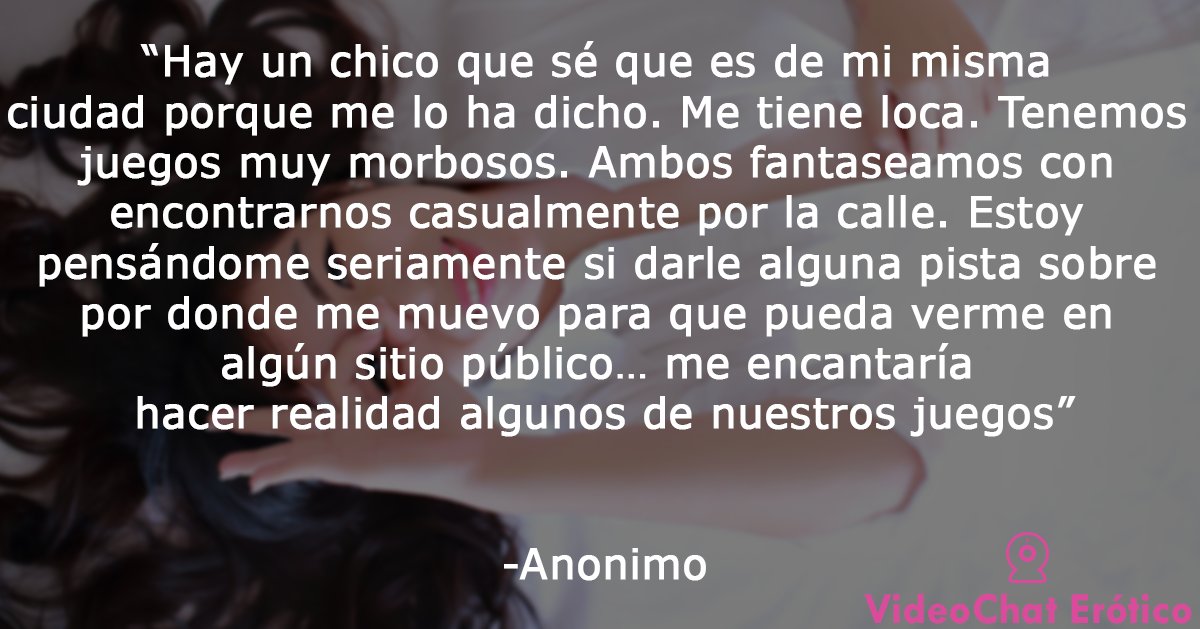 EroticChat's tweet photo. Os dejamos con una confesión, pero esta vez de una de nuestras chicas de Videochat ¿Pensáis que estaría bien que se encontrasen? https://t.co/RE6hGb4OH2