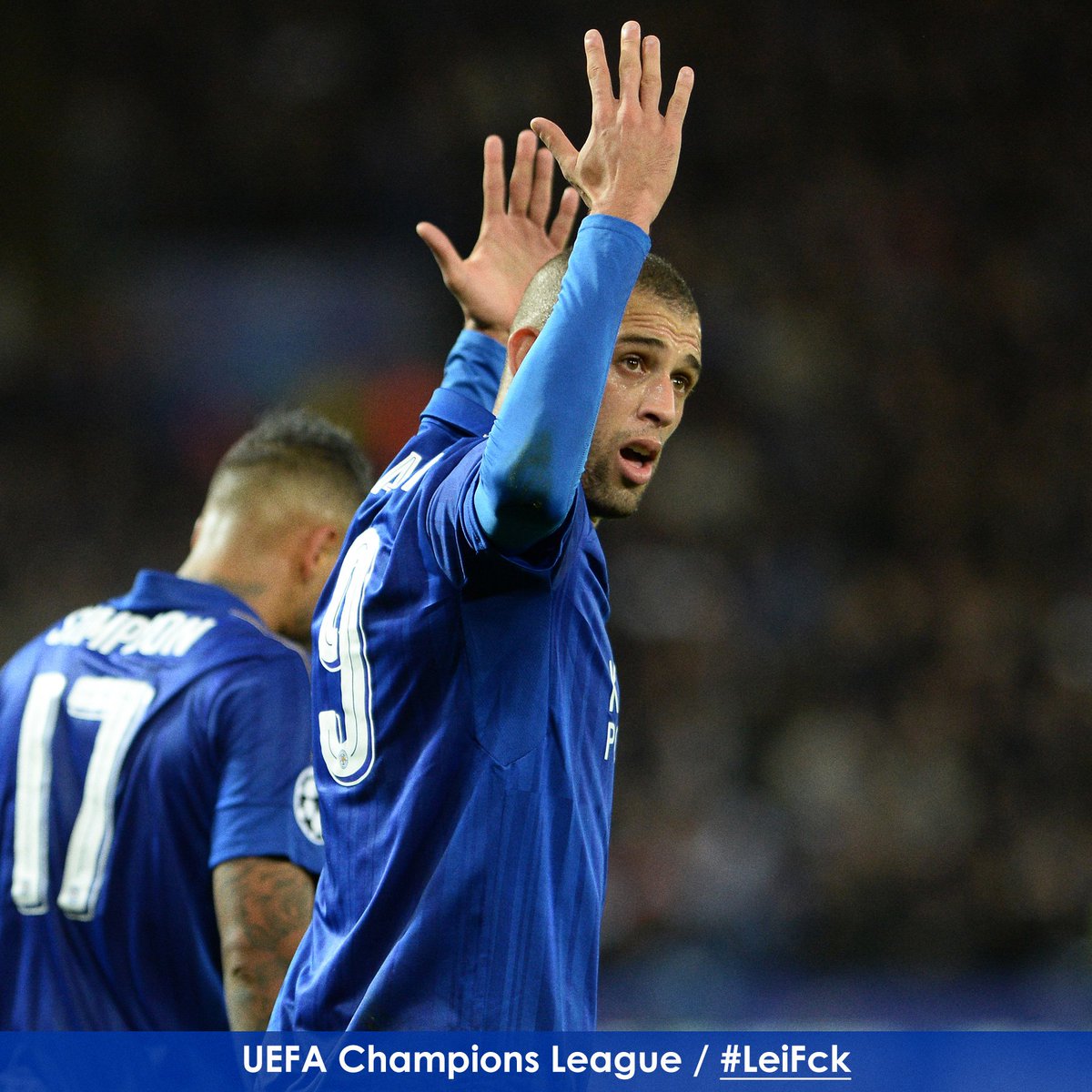 LCFC's tweet photo. GALLERY: Relive a win that saw us maintain our 100 per cent record in the #UCL: https://t.co/gEeAUYMrkg 👊💯

#LeiFck https://t.co/8P7BrJwHlb
