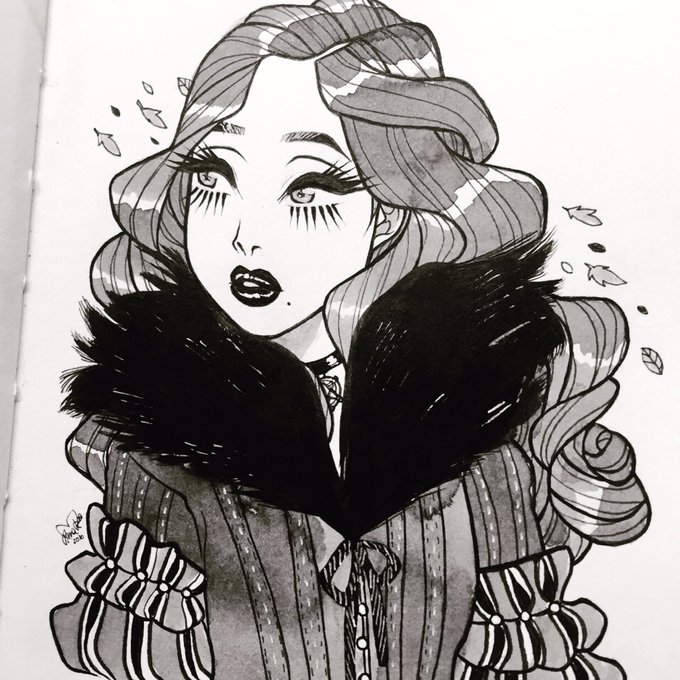 #Inktober 11! Yennefer from #Witcher 3? 