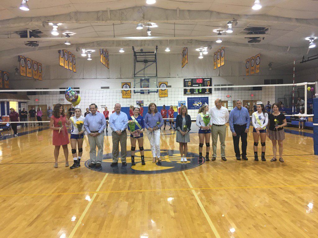 NSAthletics's tweet photo. Senior Night for Varsity Volleyball. An accomplished group of student-athletes! https://t.co/LH4nc6kgNi