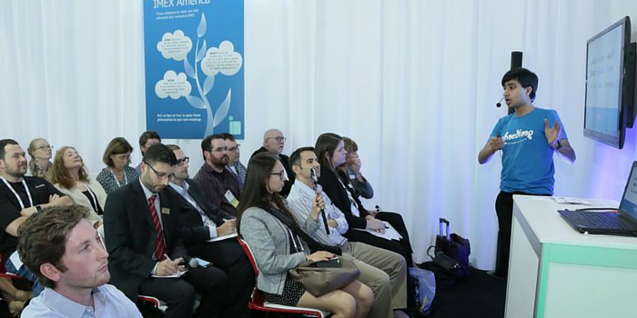 IMEX_Group's tweet photo. The #IMEXpitch final will take place @ 4:30PM in the Infuse Room 2 at the Inspiration Hub. Find out who'll win: https://t.co/sGYp2gTiKV https://t.co/GfNwlsHtMr