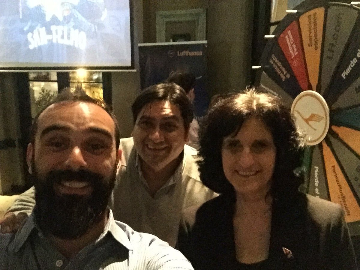 matyalfaro's tweet photo. @LufthansaLatina #LufthansaAfterOffice #Argentina con Maria Silvia de #Lufthansa y José mi amigo de #TucanoTours https://t.co/WvDhR98jse