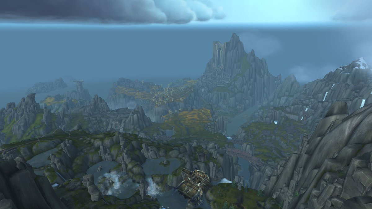 BananadogDK's tweet photo. One good thing coming from trying to find the Frost DK skin is finding views like this! @Warcraft @WatcherDev https://t.co/B9Q4UMsWPZ