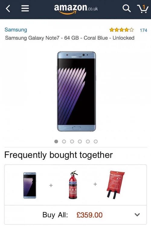 Amazonがスマホと消火機器のセット購入をｗｗオススメしてるｗｗｗ