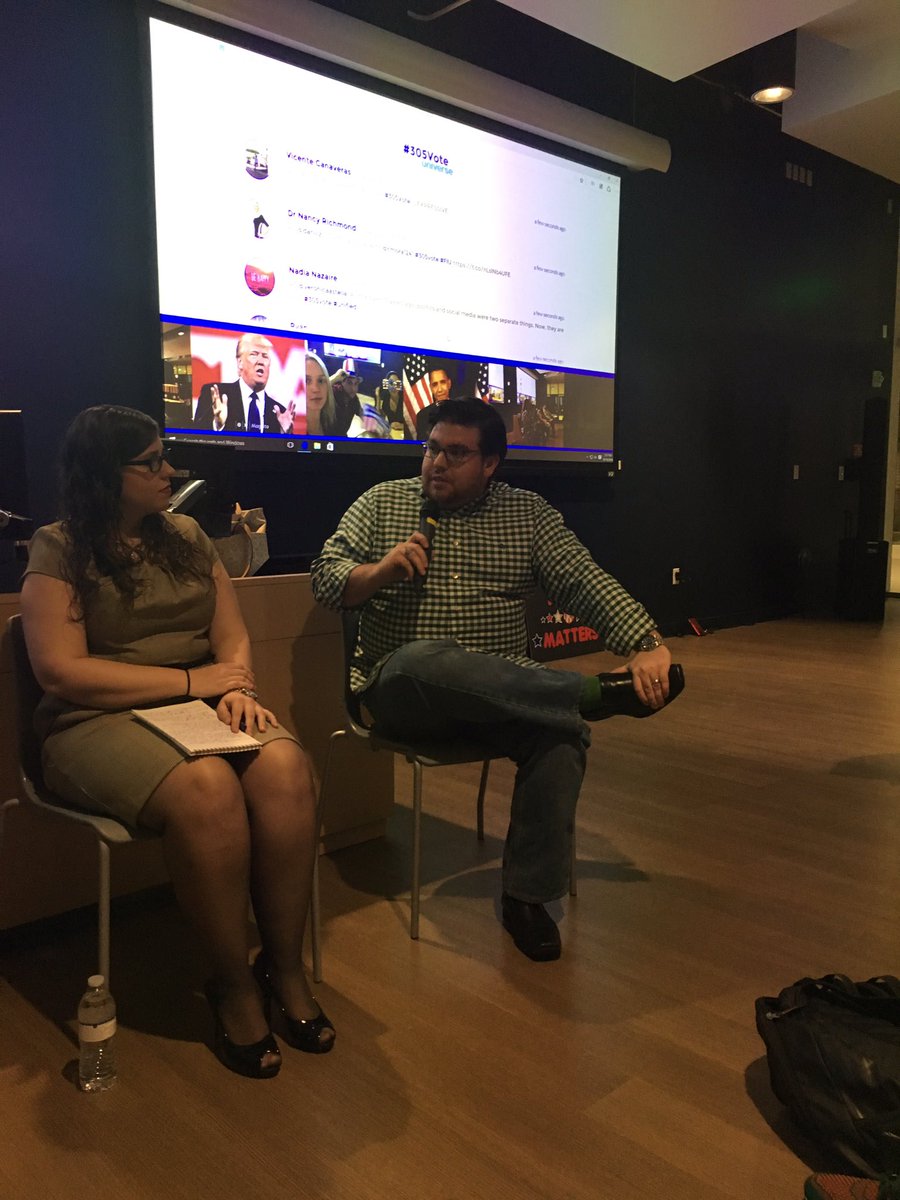 cmhuerta's tweet photo. If your opponent is on digital, you better be on digital. Avg. campaign spends 15-25% online. - @michaelworley #305vote #SMCSF https://t.co/m9mMhHb07T