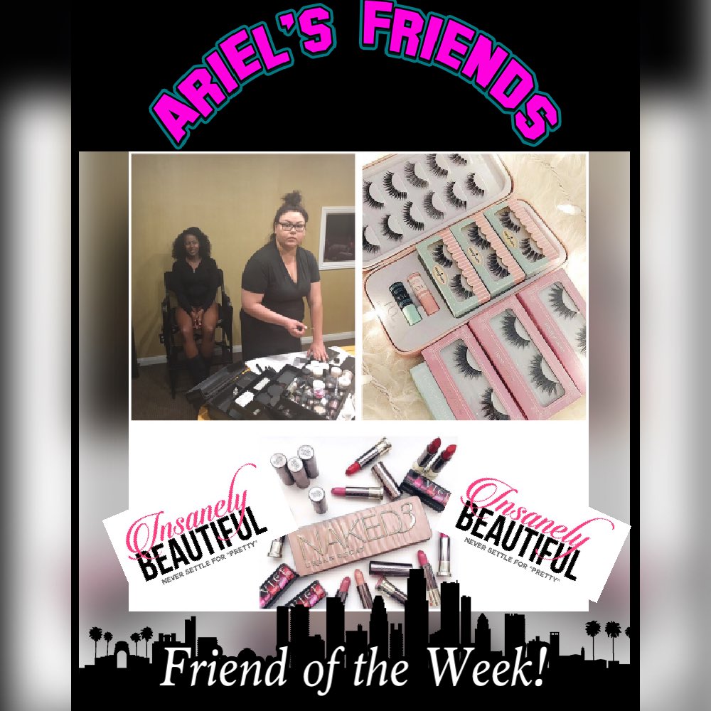 arielsfriend's tweet photo. #friendoftheweek #makeupartist @inbeautifulmua https://t.co/JNv3FGFWuF #insanelybeautiful #makeup https://t.co/KaPpAnx0rg #ArielsFriends https://t.co/z8P66bby36