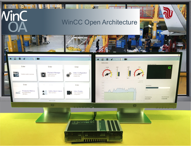 ThinKAASM's tweet photo. Running vid server, #historian, IO comms, #OEE, and A&E all on this little #SIMATIC box PC. One platform #WinCCOA #SCADA. https://t.co/hWoAHqasI2