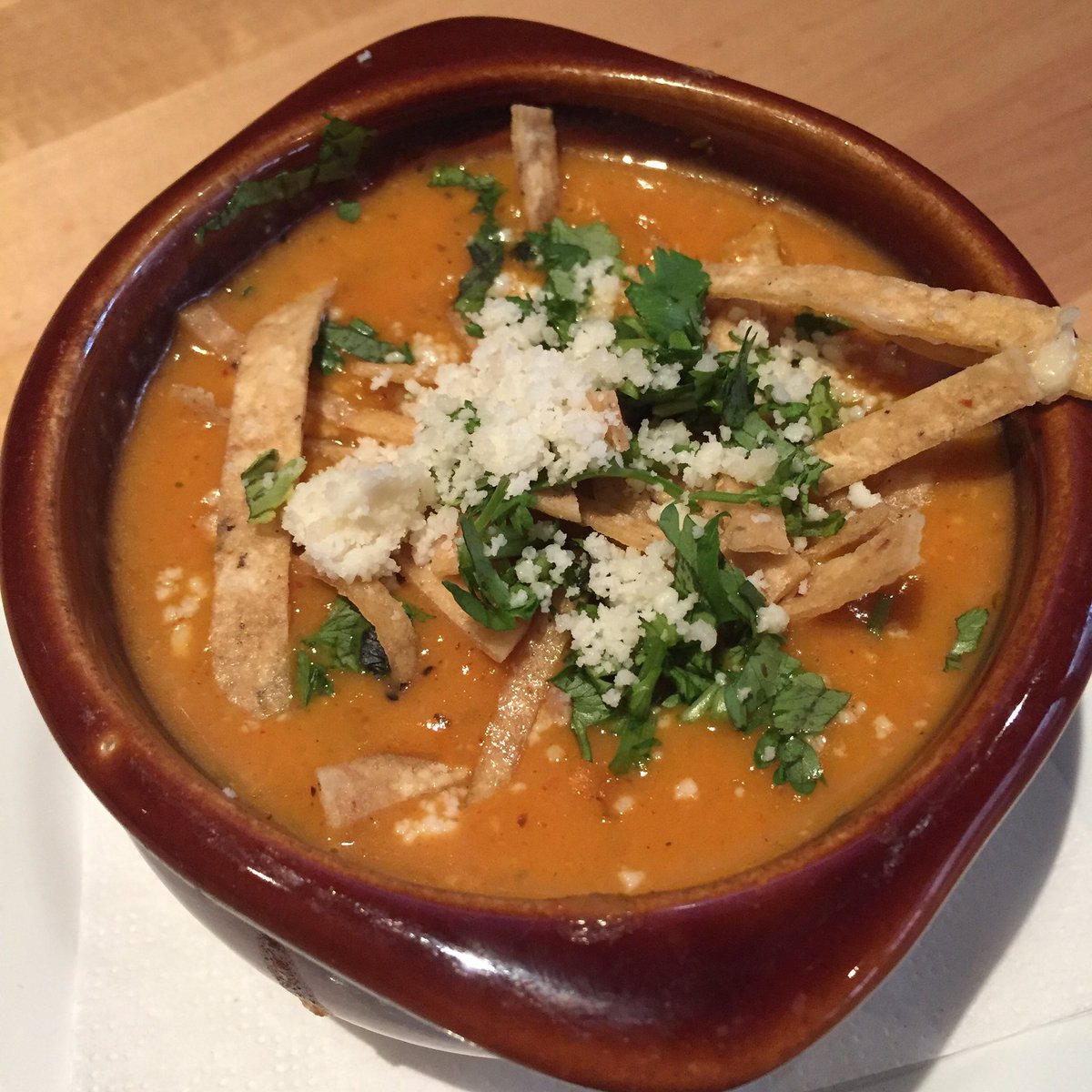 LocalSugarSA's tweet image. Feel the heat with this spicy tortilla soup from @Cover3Dining! bit.ly/1Qmk9Mj