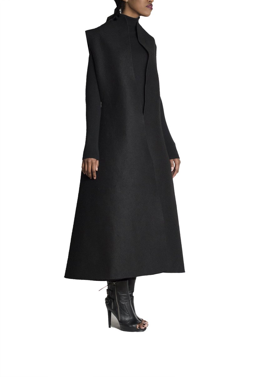 modelatelier's tweet photo. A timeless piece cut to precision from luxurious wool felt. Made by tall women exclusively for tall women #shopmodelatelier today! https://t.co/4WckKPsx95