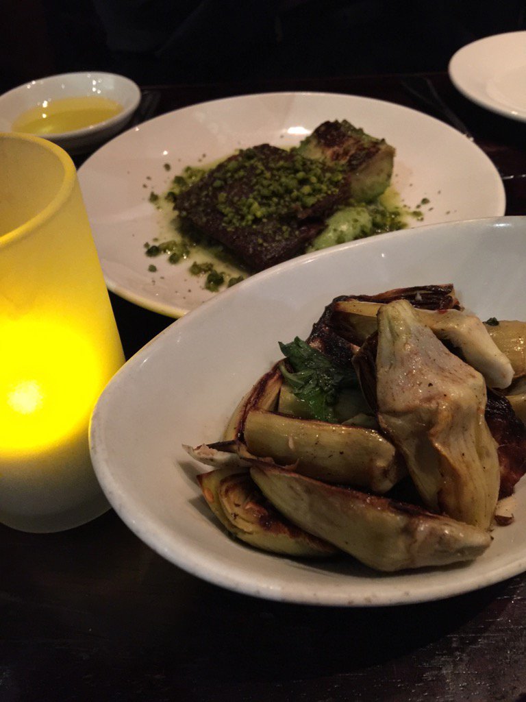 intolerant_cook's tweet photo. #casamono goat confit we/avocado and artichokes w/mint. Gf and df perfect! https://t.co/4NHRnjb2MK