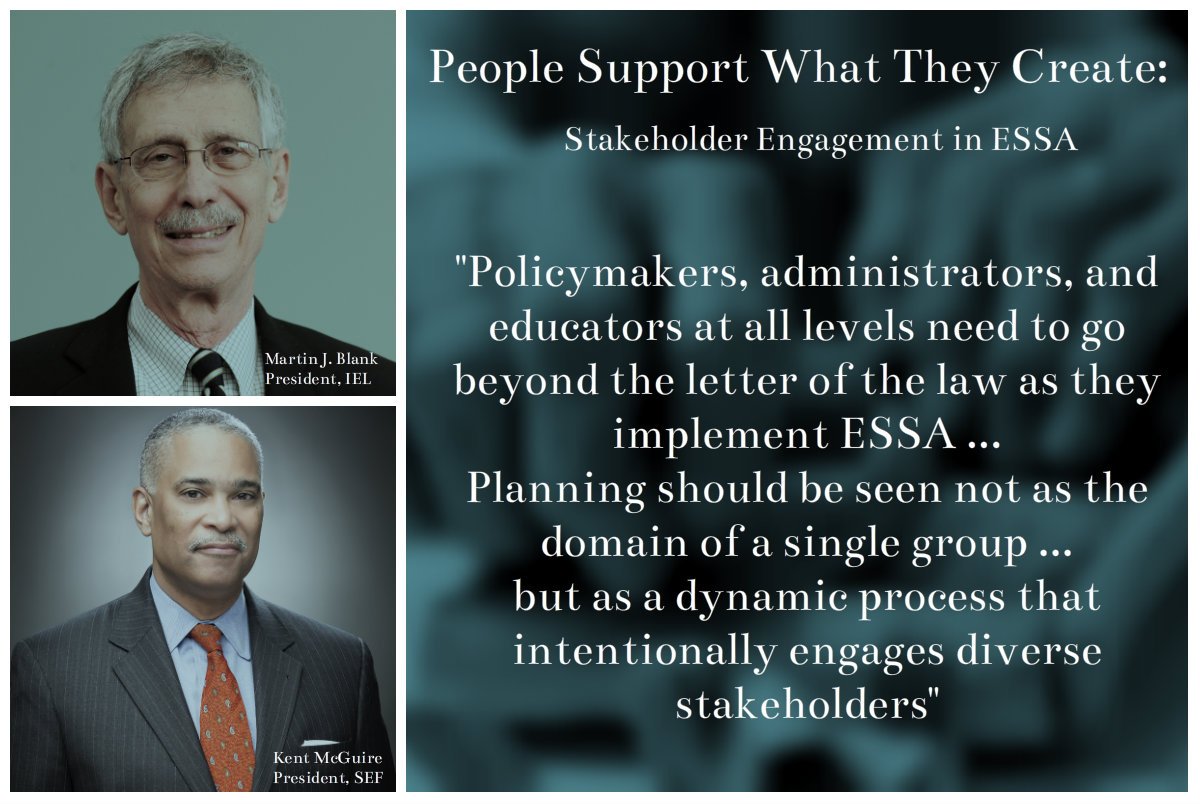 SouthernEdFound's tweet photo. Agreed! To C more on Y stakeholder engagement is so vital read @edweek  ftr @ckmcguire  https://t.co/LtcXY8T4Pn #ESSAChatGA @RainyJohnson https://t.co/jixQLT7z7m