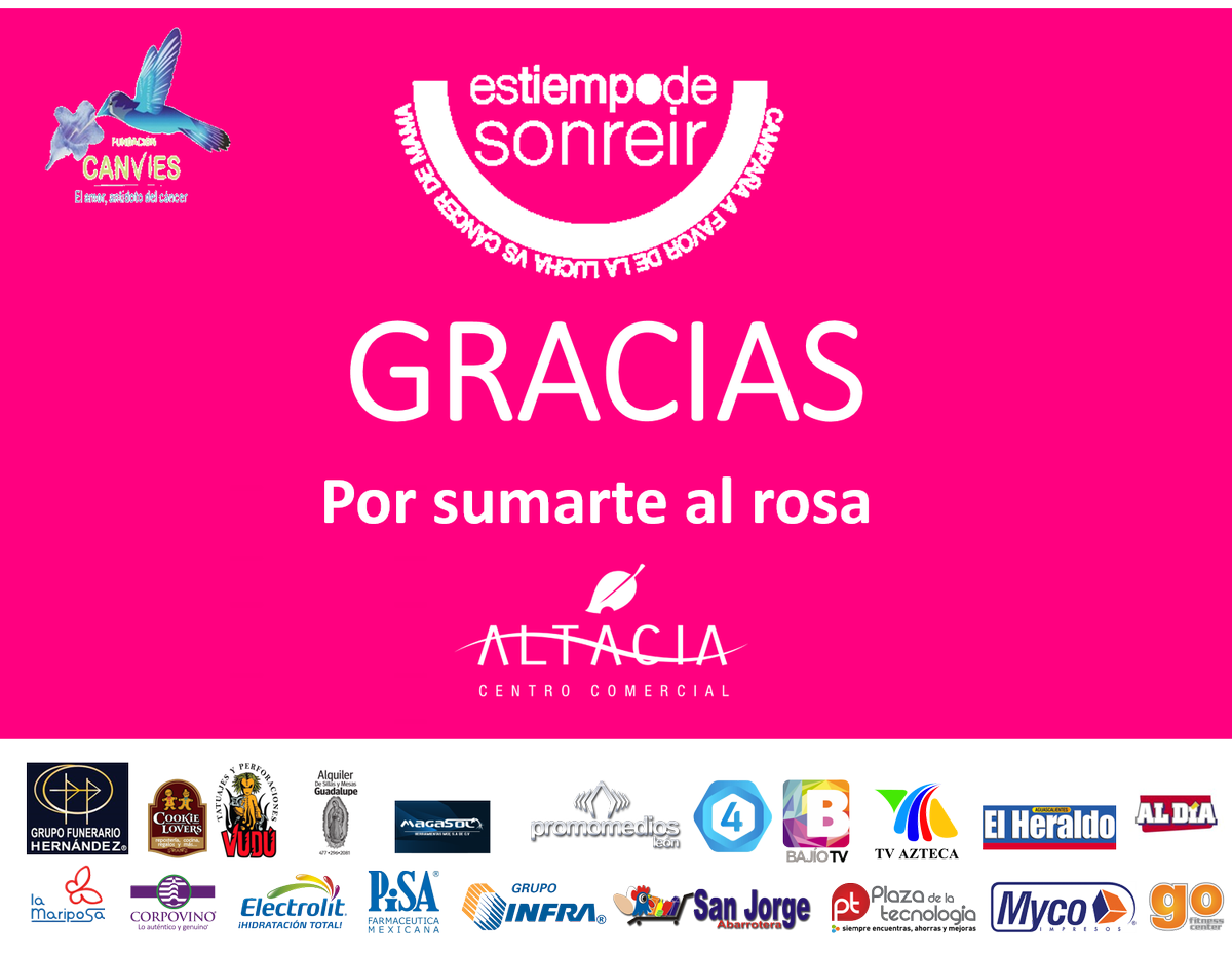 Fund_CANVIES's tweet photo. Gracias por sumarse al rosa https://t.co/qbeg2Io1Qi