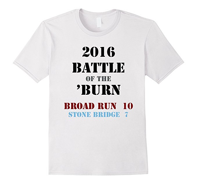 NEW! 2016 Battle of the 'Burn T-shirt. Congratulations Broad Run High School Spartans on the victory. amazon.com/dp/B01M6YNJEM