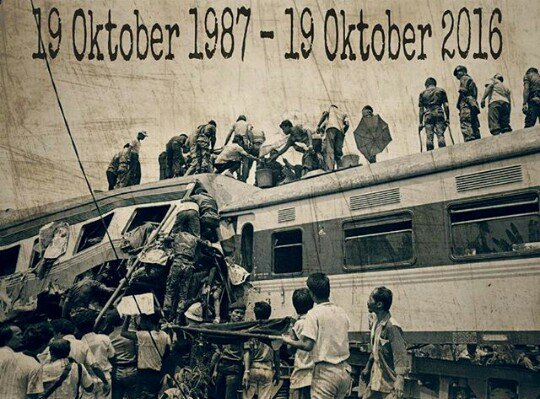 Menolak lupa tragedi Bintaro 19 Oktober 1987.
Selamat pagi JAKarta &amp; semangat beraktifitas.

#PersijaSelamanya #BintaroJayaRaya