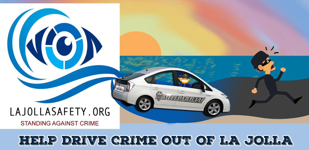 securityfirstSD's tweet image. Get involved &amp;amp; help drive crime out of #LaJolla with @LaJollaSafety at lajollasafety.org