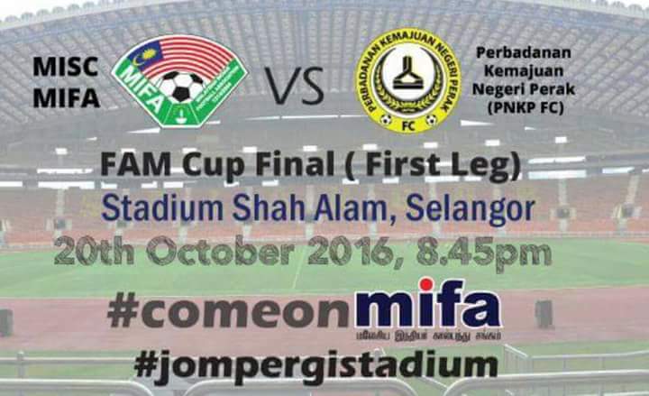 Join us together to support #MIFA #GoMIFAGo #FAMCupFinal