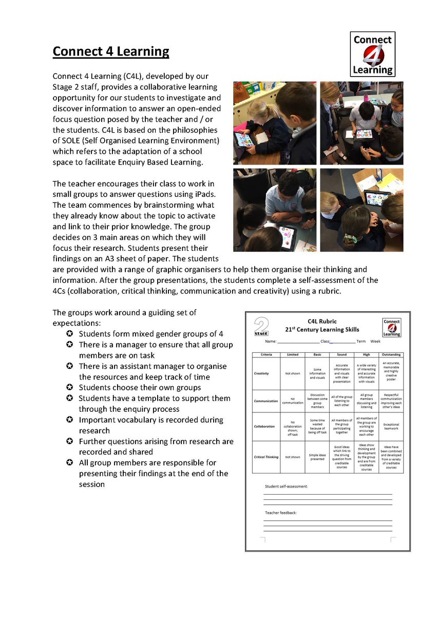 Connect 4 Learning @ <a href="/nuwarra_ps/">Nuwarra PS</a>