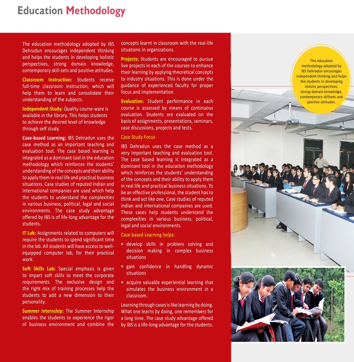 IBSIndia1's tweet photo. #ICFAI Business School #Dehradun : Education Methodology
#MBA_Program #IBSAT2016 https://t.co/duB5OTLZlS https://t.co/cShRw8imTA