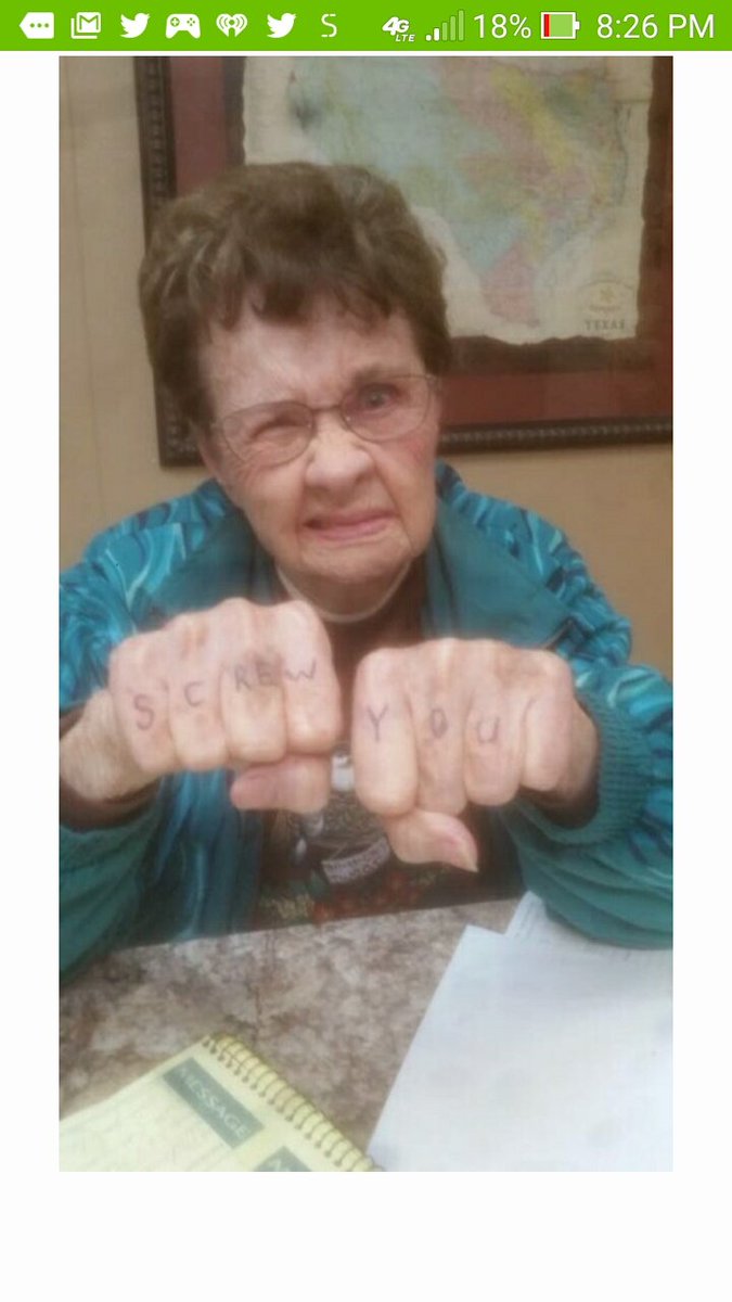FuqyaAwana's tweet photo. Here's a message to @HillaryClinton from my 92 year mom #shesnotforher #wienersout #trump2016 #kicknass https://t.co/vYVuKVKMA2