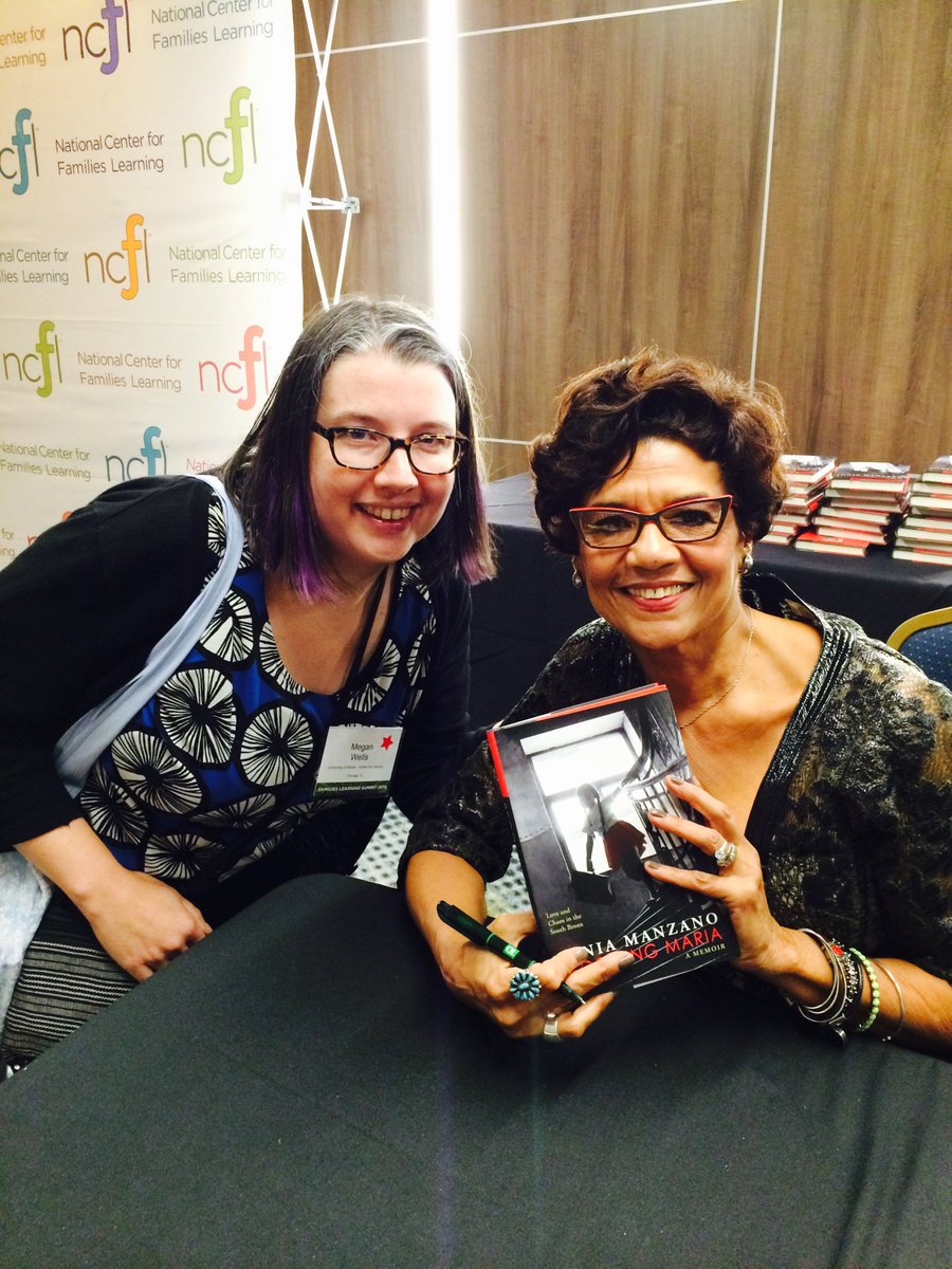 Mwells2edu's tweet photo. Thanks for inspiring us kids and kids at heart for years! Gracias!!! @SoniaMManzano #ncfl2016 https://t.co/Ym0Pw9Yzxt