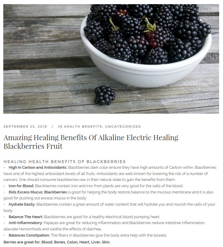 ShunnSims's tweet photo. #DRSEBI: Amazing Healing Benefits of #Alkaline Electric Healing #Blackberries #Fruit. Healing Health Benefits of Blackberries. #Iron #Health https://t.co/1f3TLRfDv0