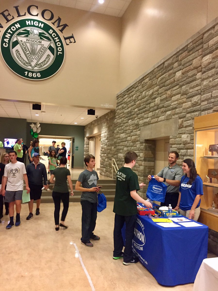 AMcKinneyPT's tweet photo. Thanks @CantonSuper @CantonAthletics @CantonHSnews @CHS_Guidance great #CHSshowcase academics clubs athletics @Marathon_PT @MarathonCoaches https://t.co/sdKKeVvzmy
