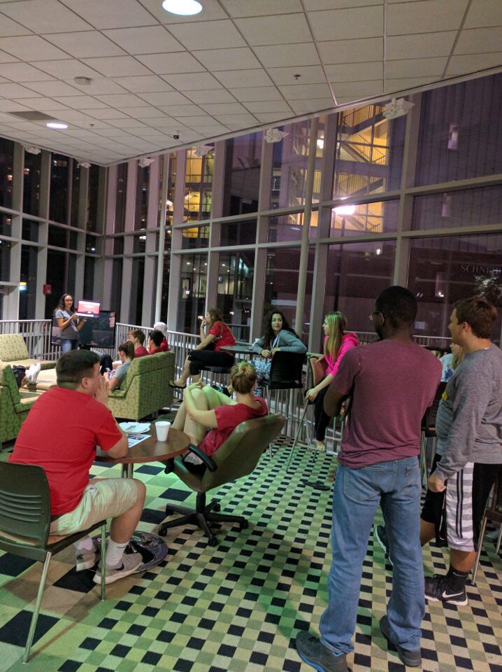 UC_JPlex's tweet photo. Alcohol awareness &amp; canes brought to you by JPlex Hall Government! https://t.co/uRcDeOIHCF