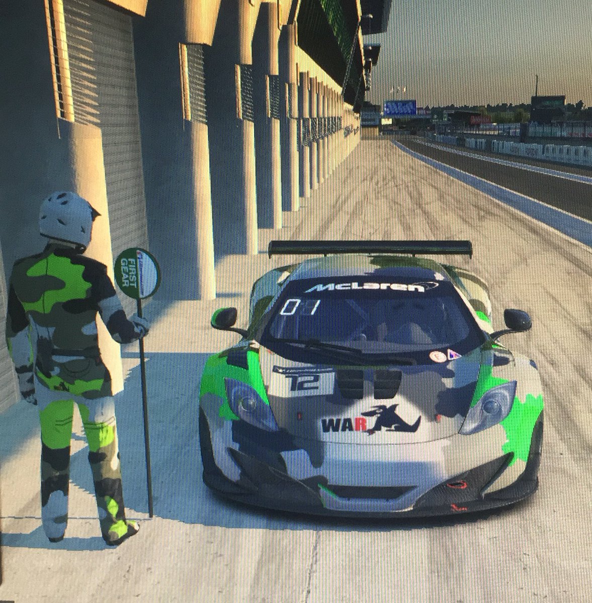 wardogsrt's tweet image. En estos momentos @LucasColomboR y @pevu lideran el entrenamiento previo a la carrera Sprint de la BlancPain Series @iRacing #iRacing