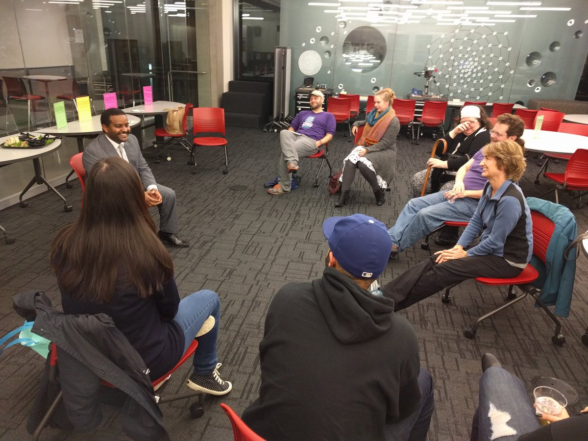 stonedrew's tweet photo. Amen doing a Q+A meet and greet in the @UWBothell Maker Space before @Horetafilm #documentary #indiefilm. Stoked to see it! https://t.co/woEM5SIwAu