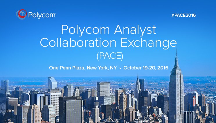 tmyankey's tweet photo. Excited to see Polycom customers and industry analysts at #PACE2016 https://t.co/a1X4e5iccK