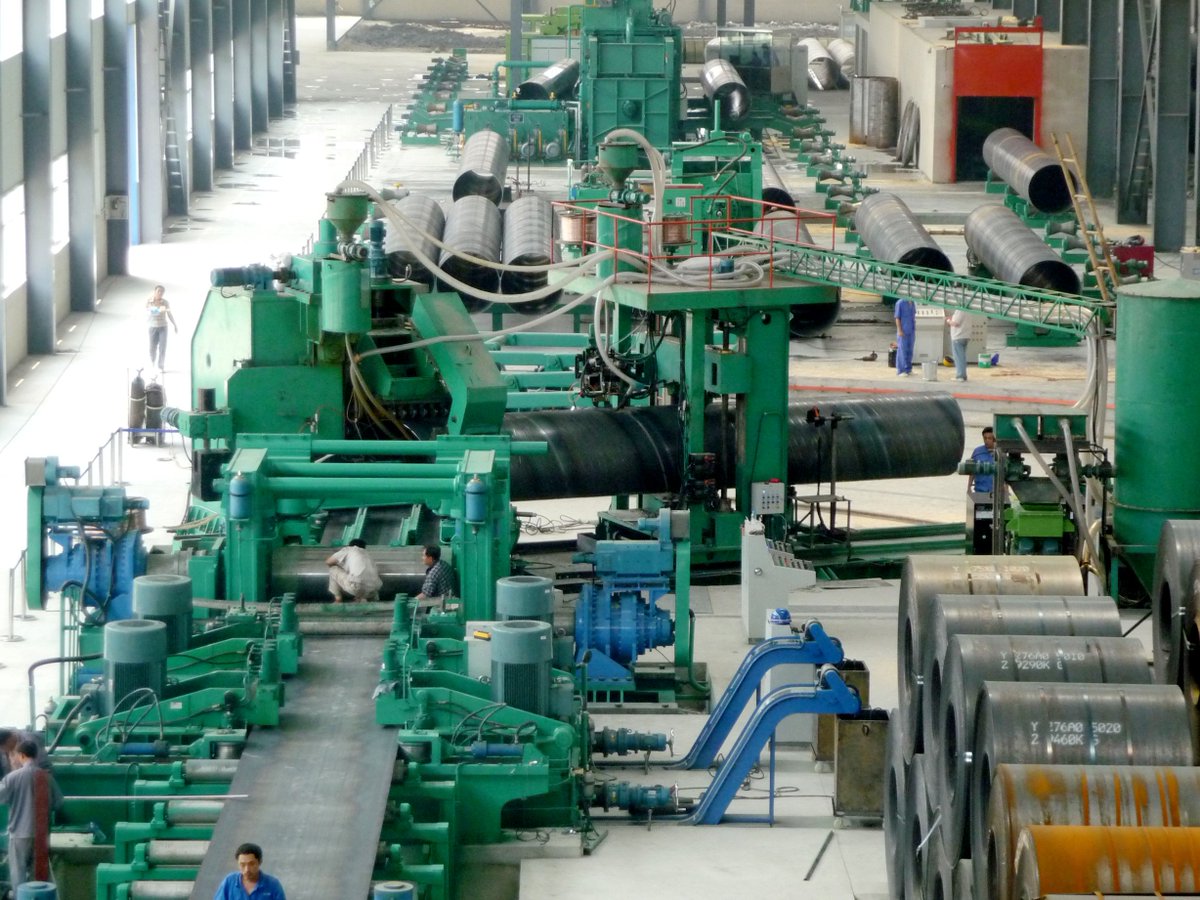 400-3000mm Steel Spiral Welded Pipe Line
Equipment Weightabout 80-800T
Dimension (L*W*H) about 150-600*6-15*2-3m