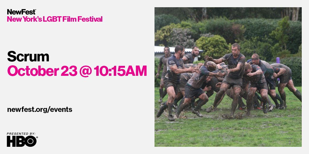 New York: Don't miss SCRUM on Sunday morning at @NewFest2016, followed by a Q&amp;A! Book fast: tinyurl.com/NewfestScrum