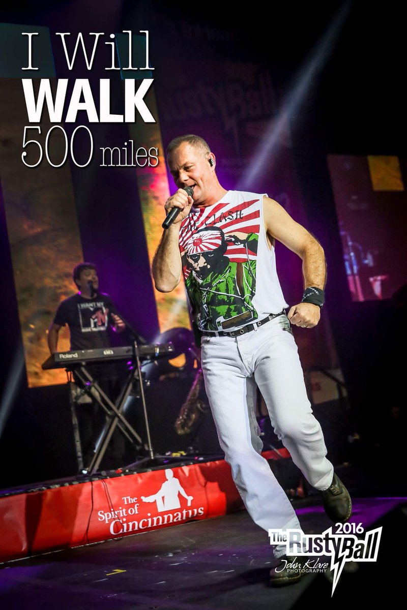 TheRustyBall's tweet image. And our very own johnny...will walk 500 miles to be back @TheRustyBall