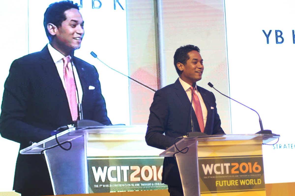 BroJinggo's tweet photo. YB @Khairykj delivering a speech at 3rd World Conference on Islamic Thought & Civilization #WCIT2016 https://t.co/IAy96Oklcb