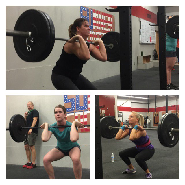 SumnerCrossFit's tweet photo. Some of our tough as nails ladies getting their squat on tonight. #crossfit #skwat https://t.co/6U6BfRCqGB