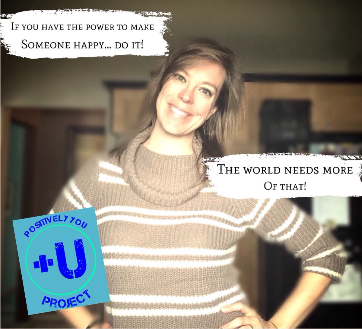 PositivelyUPro's tweet photo. Let's make the world more positive by spreading #HappinessEverywhere @Coach_Marnie #BetterWorldOnePersonAtATime #positivity #positivitycoach https://t.co/Q9TnDPwIB6