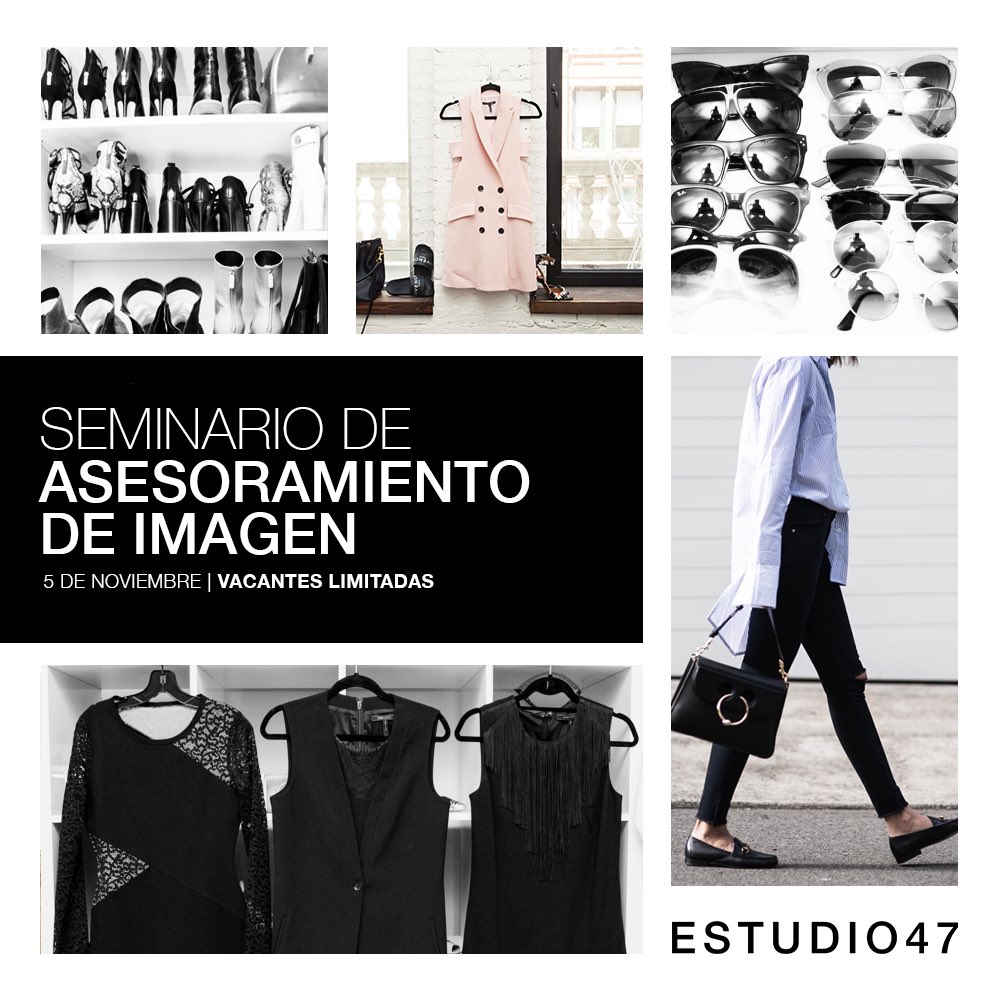 estudio_47's tweet photo. Se encuentra abierta la inscripción para el Seminario de Asesoramiento de Imagen. Mas info: cursos@estudio47.com https://t.co/4saZeIuGTW