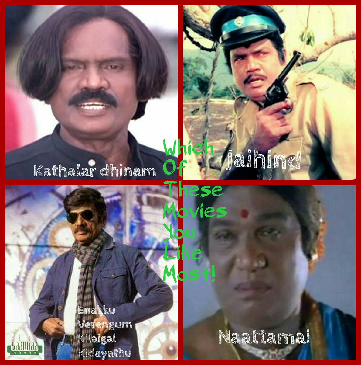 Which of these movies you like most?
youtu.be/Yw3cu2bu25E
<a href="/GoundamaniFC/">Goundamani</a> <a href="/iamgoundamani/">goundamani</a> <a href="/Gounder_Nakkals/">Goundamani</a>