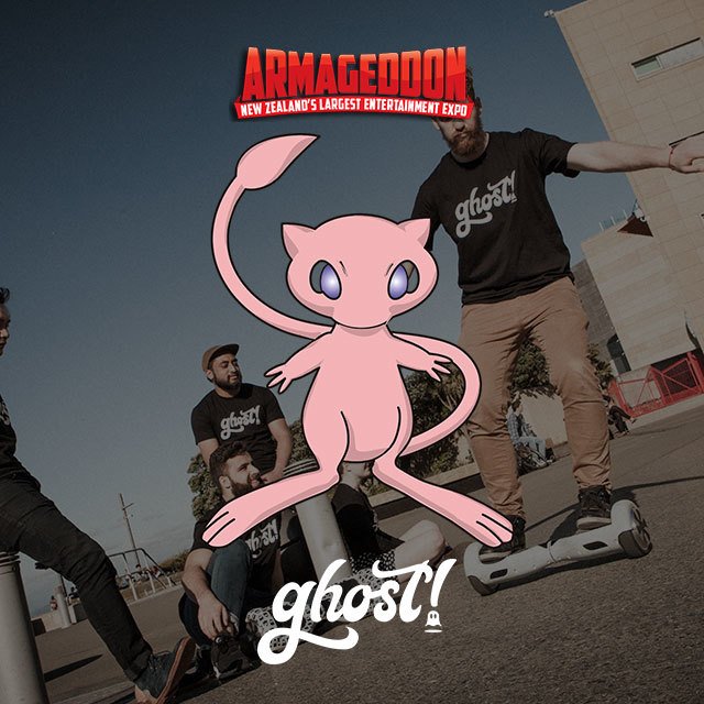 ghostboards's tweet photo. THIS WEEKEND WE'RE AT @Armageddonexpo #AUCKLAND!!! We're not shouting because we're angry. We're shouting because we're EXCITED! !@$1~5'+r/s https://t.co/8e9Mibn9T8
