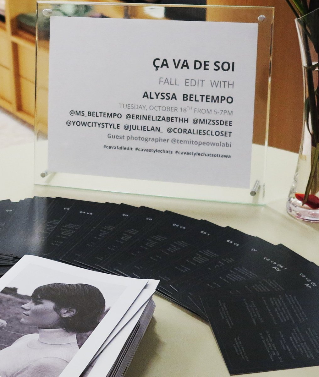 aLBD4You's tweet photo. #ottawa #style #popup #fashionevent #retail #sussexdrive #cavafalledit #cavaottawa #cavadesoi #Styledomination https://t.co/l5GM0i1QeB