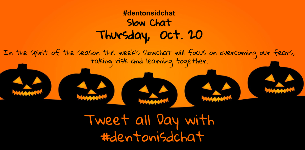 Tweet #dentonisdchat all day THURSDAY