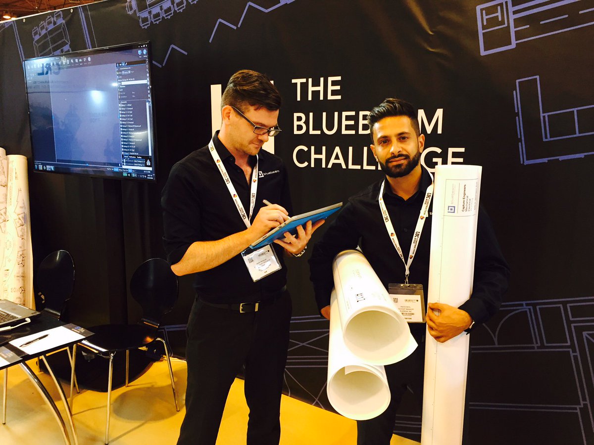 Bluebeam's tweet photo. We are excited for day 2 of #theBluebeamChallenge! Test your Design Review skills today. #UKCW #DigitalvsPaper https://t.co/OaAjr9DT7m
