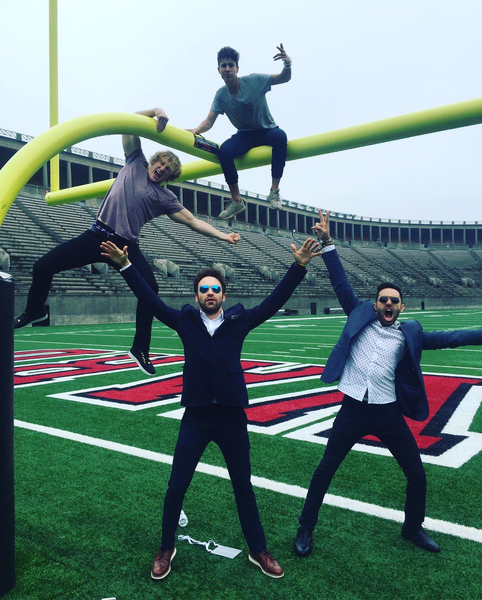 Stormed Harvard's field after we slayed our speaking session about the movie at the <a href="/Forbes/">Forbes</a> 30 Under 30 Conference 😎
