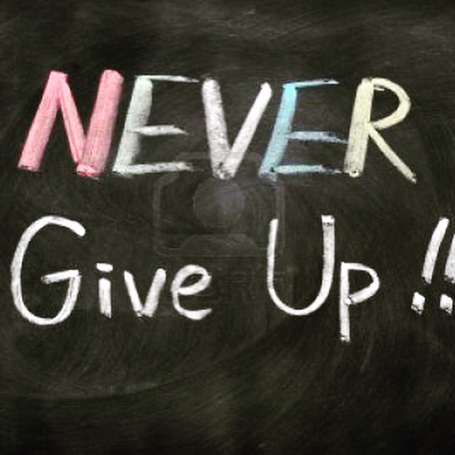 Never give up, keep moving...vape on oO