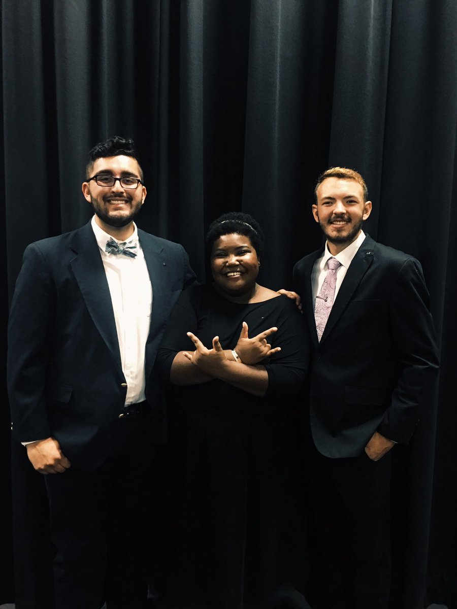 BREshaeallday's tweet photo. My best friend and my little brother just joined my line. You guys, my heart right now 💚💙💛 #Line14 #KKPsi @Tenorminator @joshuaw311 https://t.co/L8RHEGT2N1