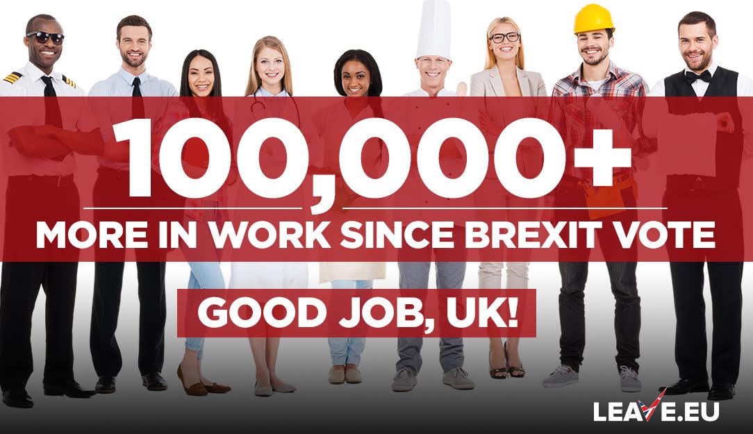 LeaveEUOfficial's tweet photo. Some more good news even the reluctant mainstream media cannot ignore!

Nice work, Brexiteers! https://t.co/hPabWmwJbS https://t.co/dtLq8pmN9H