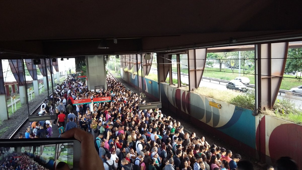 Estação Santo Amaro (Foto: Andressa Araújo)