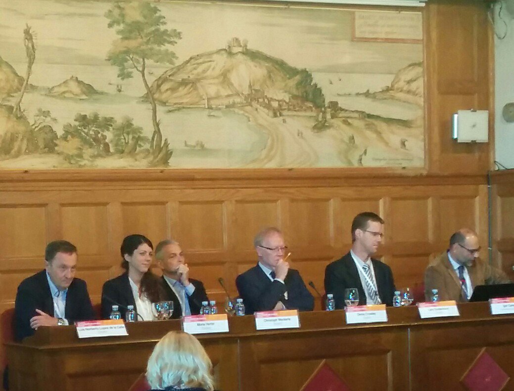 jogasa's tweet photo. About to start the panel with @MonaMarieHerter, Secretary General from @JADEnetwork, in the #UniversityBusinessForum #JuniorEnterprises https://t.co/lLGq5fW3GY